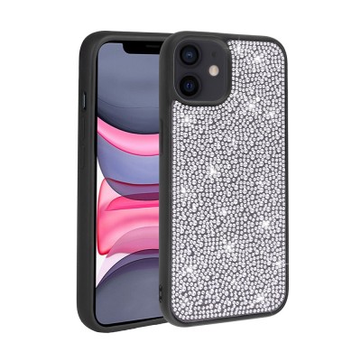 Bal-z Apple iPhone 12 Kılıf Parlak Taşlı Tasarım  Ston Kapak
