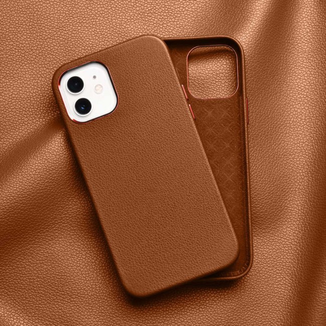 Apple iPhone 12 Kılıf Wiwu Calfskin Kapak Apple iPhone 12 Kılıf Wiwu Calfskin Kapak