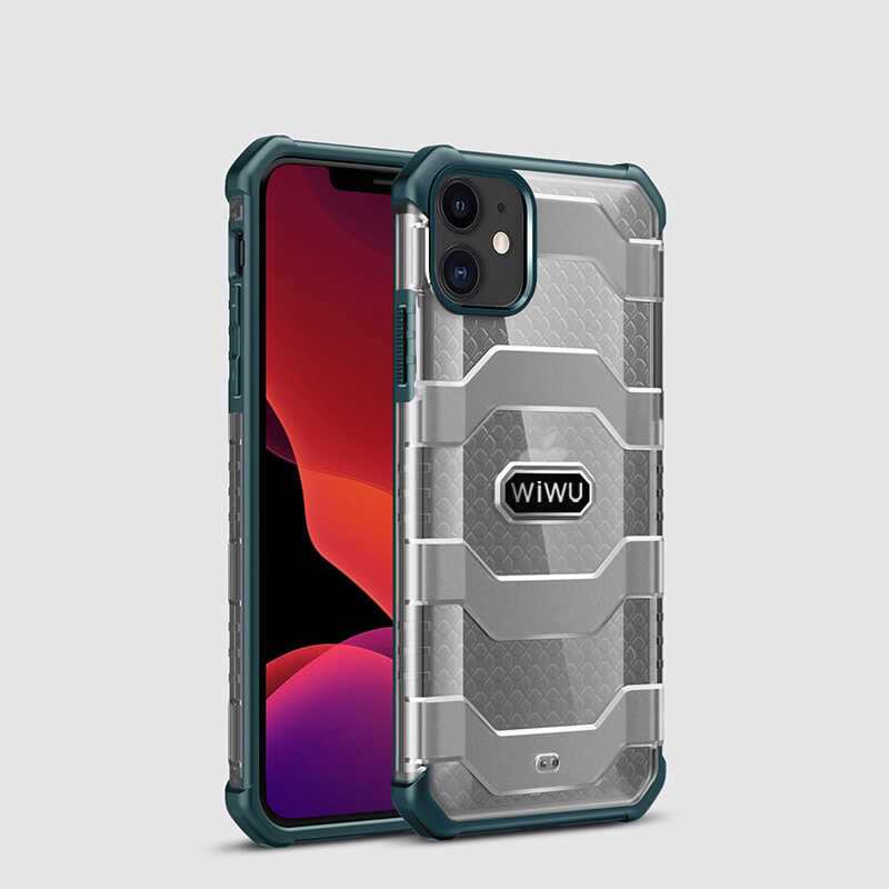 Bal-z Apple iPhone 12 Kılıf ​​​​​Wiwu Voyager Kapak