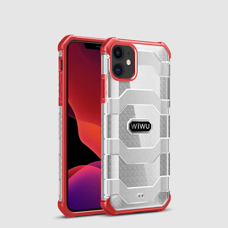 Bal-z Apple iPhone 12 Kılıf ​​​​​Wiwu Voyager Kapak