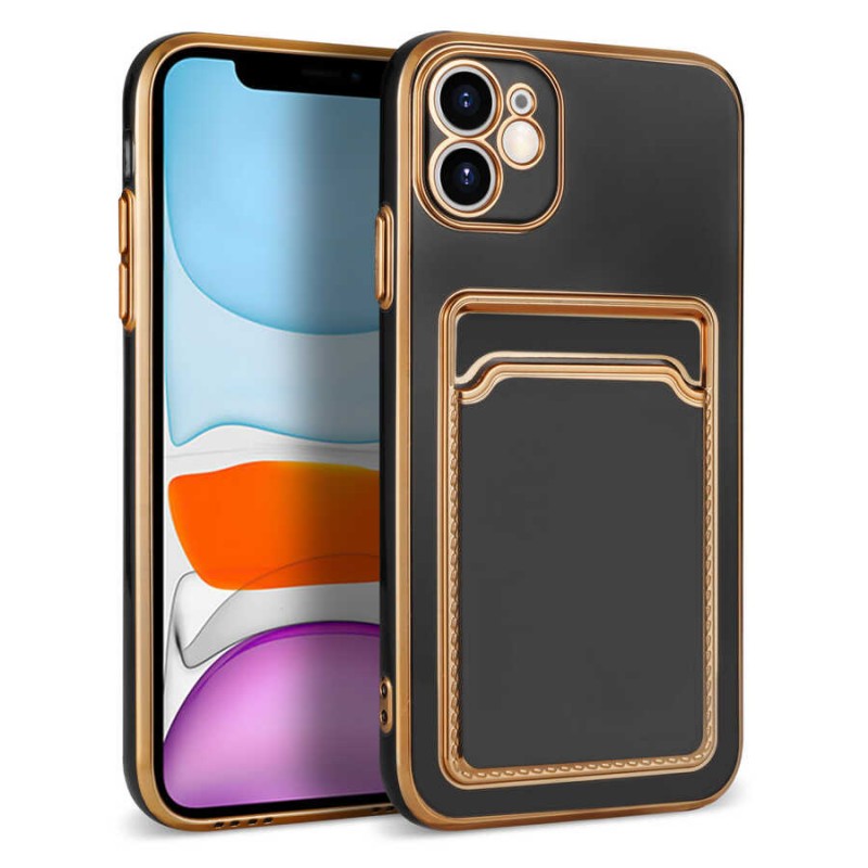 Bal-z Apple iPhone 12 Kılıf  Bark Kartlıklı Kapak