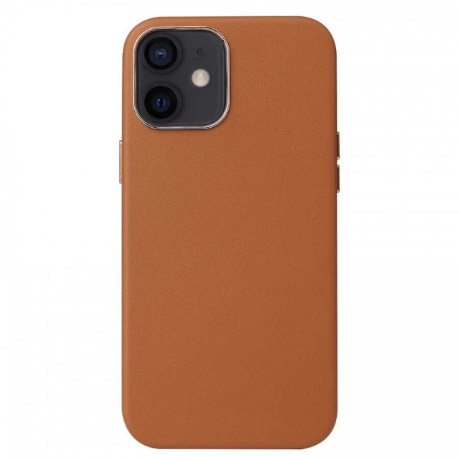 Apple iPhone 12 Kılıf Zore Leathersafe Wireless Kapak Apple iPhone 12 Kılıf Zore Leathersafe Wireless Kapak