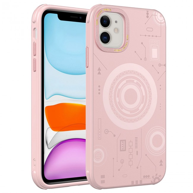 Apple iPhone 12 Kılıf Zore Wireless Şarj Özellikli Desenli Hot Kapak Apple iPhone 12 Kılıf Zore Wireless Şarj Özellikli Desenli Hot Kapak