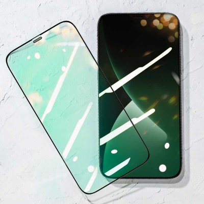 Bal-z Apple iPhone 12 Mini ​​​​Benks 0.3mm V Pro Dust Proof Green Light Ekran Koruyucu