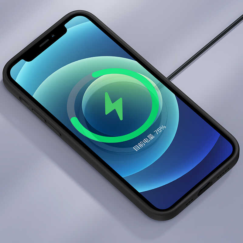 Bal-z Apple iPhone 12 Mini Kılıf Benks M-safe Magnetic Original Apple MFI Certified Silikon Kapak