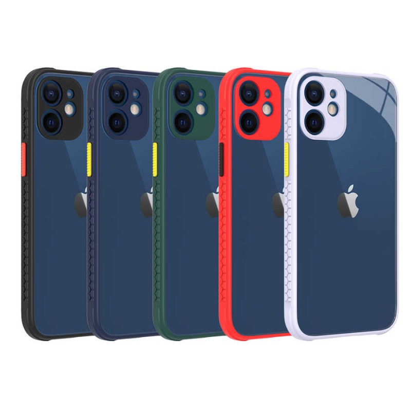 Bal-z Apple iPhone 12 Mini Kılıf ​​ Kaff Kapak