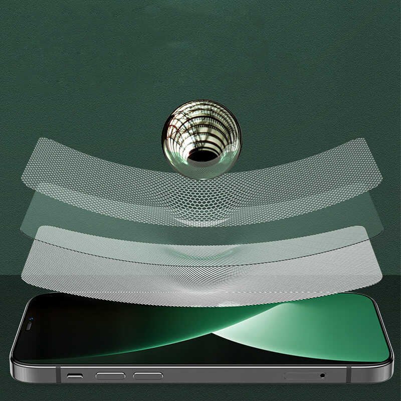 Bal-z Apple iPhone 12 Pro ​Benks 0.3mm V Pro Dust Proof Green Light Ekran Koruyucu