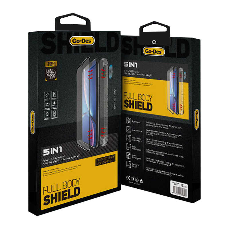 Bal-z Apple iPhone 12 Pro Go Des 5 in 1 Full Body Shield