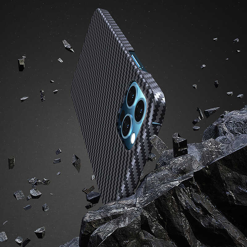 Bal-z Apple iPhone 12 Pro Kılıf Benks MFİ M-safe Magnetic Aramid Kapak