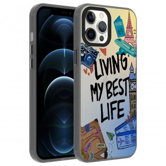 Apple iPhone 12 Pro Kılıf Desenli Zore Dragon Sert Kapak Apple iPhone 12 Pro Kılıf Desenli Zore Dragon Sert Kapak