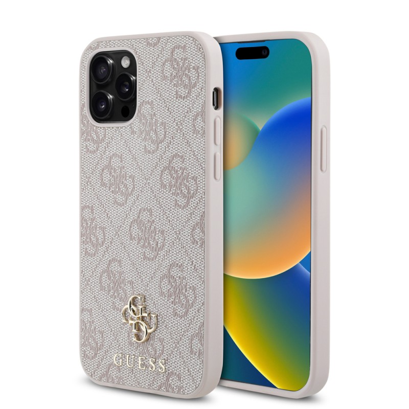 Bal-z Apple iPhone 12 Pro Kılıf Guess Orjinal Lisanslı M-safe Şarj Özellikli Small 4G Classic Kapak