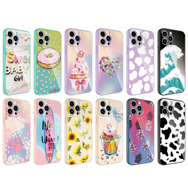 Apple iPhone 12 Pro Kılıf Kamera Korumalı Desenli Sert Silikon Zore Epoksi Kapak Apple iPhone 12 Pro Kılıf Kamera Korumalı Desenli Sert Silikon Zore Epoksi Kapak