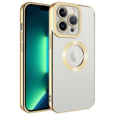 Bal-z Apple iPhone 12 Pro Kılıf Kamera Korumalı Logo Gösteren  Omega Kapak