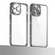 Apple iPhone 12 Pro Kılıf Kamera Korumalı Taşlı Zore Mina Kapak Apple iPhone 12 Pro Kılıf Kamera Korumalı Taşlı Zore Mina Kapak
