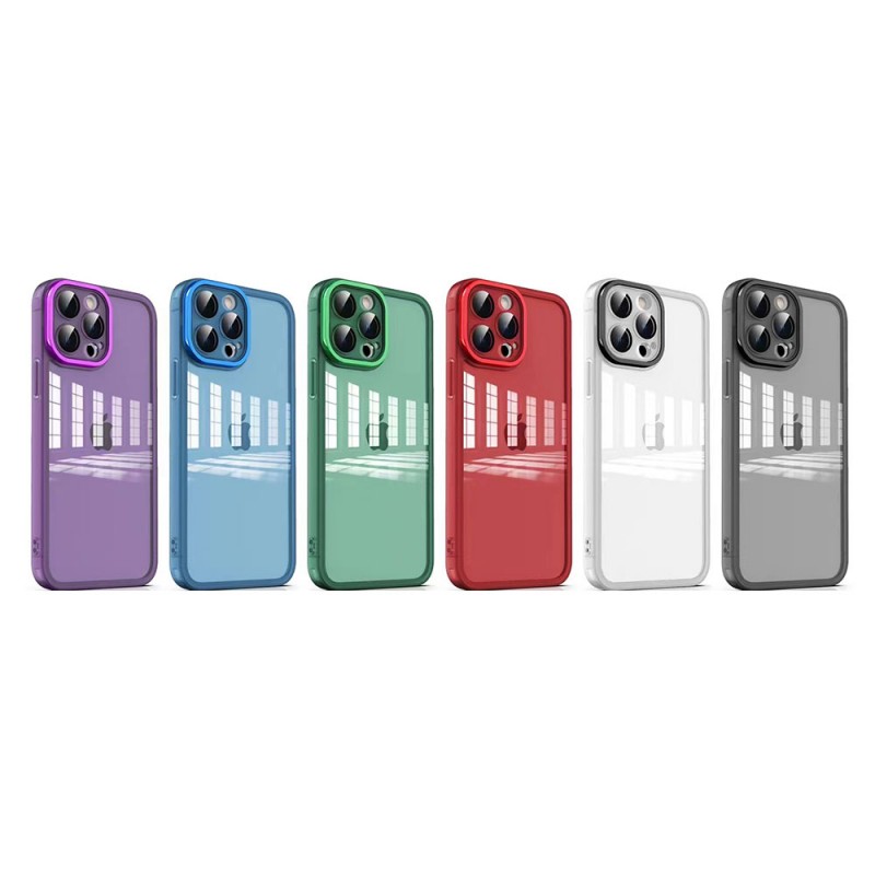 Bal-z Apple iPhone 12 Pro Kılıf Kamera Korumalı Transparan  Post Kapak