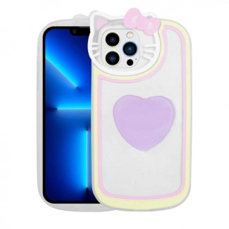 Apple iPhone 12 Pro Kılıf Kedi Figürlü Transparan Pop Soketli Zore Ritmik Kapak Apple iPhone 12 Pro Kılıf Kedi Figürlü Transparan Pop Soketli Zore Ritmik Kapak