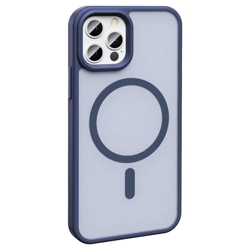 Bal-z Apple iPhone 12 Pro Kılıf M-safe Şarj Özellikli Mat Arka Yüzey  Sio Kapak