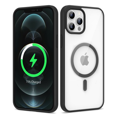 Bal-z Apple iPhone 12 Pro Kılıf M-safe Wireless Şarj Özellikli Silikon  Ege Kapak