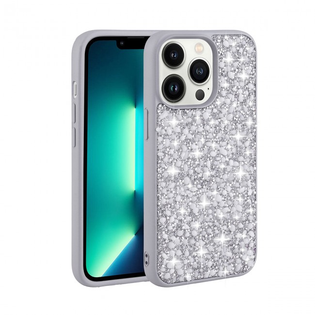 Apple iPhone 12 Pro Kılıf Parlak Taşlı Tasarım Zore Linea Kapak Apple iPhone 12 Pro Kılıf Parlak Taşlı Tasarım Zore Linea Kapak