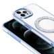 Apple iPhone 12 Pro Kılıf Pırlanta Taş Tasarımlı M-safe Şarj Özellikli Zore Karetta Silikon Kapak Apple iPhone 12 Pro Kılıf Pırlanta Taş Tasarımlı M-safe Şarj Özellikli Zore Karetta Silikon Kapak