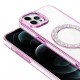 Apple iPhone 12 Pro Kılıf Pırlanta Taş Tasarımlı M-safe Şarj Özellikli Zore Karetta Silikon Kapak Apple iPhone 12 Pro Kılıf Pırlanta Taş Tasarımlı M-safe Şarj Özellikli Zore Karetta Silikon Kapak
