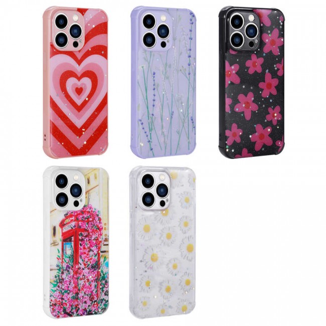 Apple iPhone 12 Pro Kılıf Simli Desenli Kamera Korumalı Parlak Zore Popy Kapak Apple iPhone 12 Pro Kılıf Simli Desenli Kamera Korumalı Parlak Zore Popy Kapak
