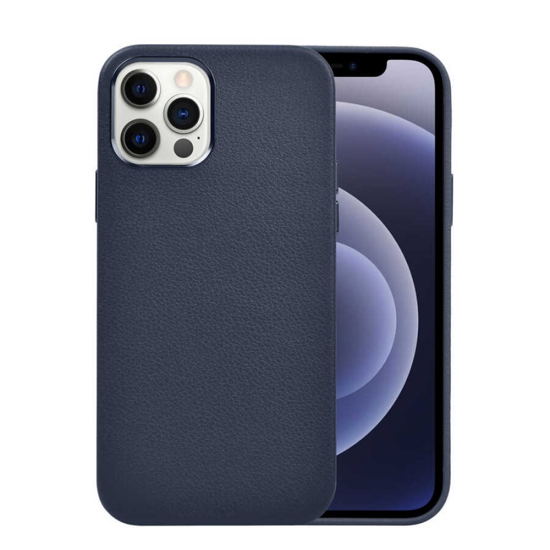 Bal-z Apple iPhone 12 Pro Kılıf Wiwu Calfskin Kapak