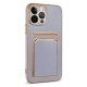 Apple iPhone 12 Pro Kılıf Zore Bark Kartlıklı Kapak Apple iPhone 12 Pro Kılıf Zore Bark Kartlıklı Kapak