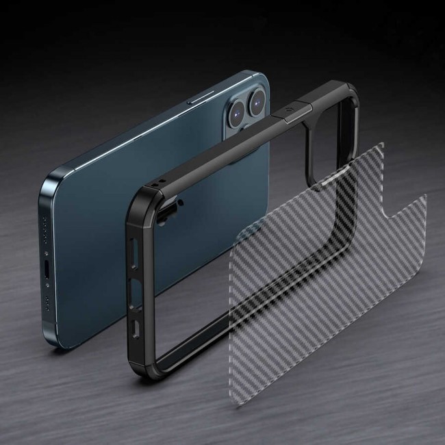 Apple iPhone 12 Pro Kılıf Zore İnoks Kapak Apple iPhone 12 Pro Kılıf Zore İnoks Kapak