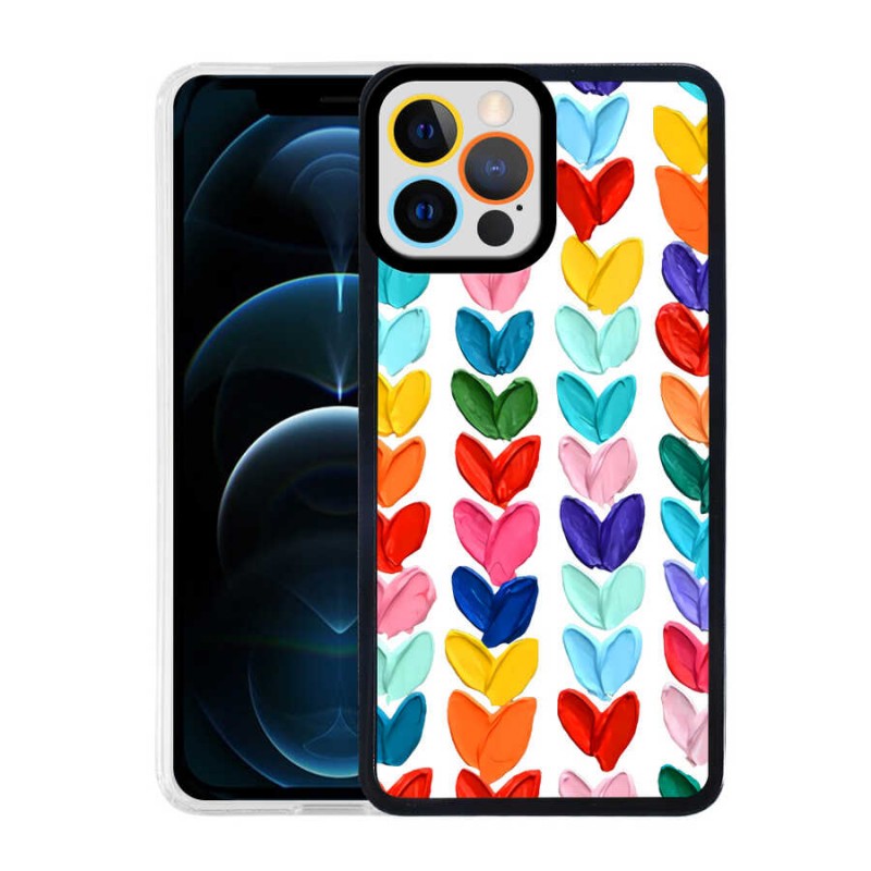 Bal-z Apple iPhone 12 Pro Kılıf  M-Fit Desenli Kapak