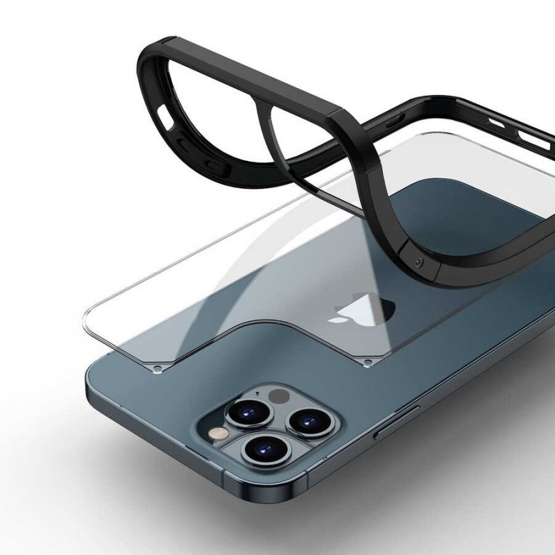 Bal-z Apple iPhone 12 Pro Kılıf  Roll Kapak