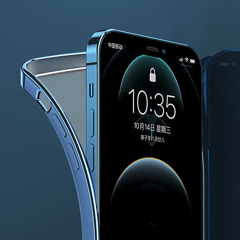 Bal-z Apple iPhone 12 Pro Max Benks Matte Electroplated TPU Kapak