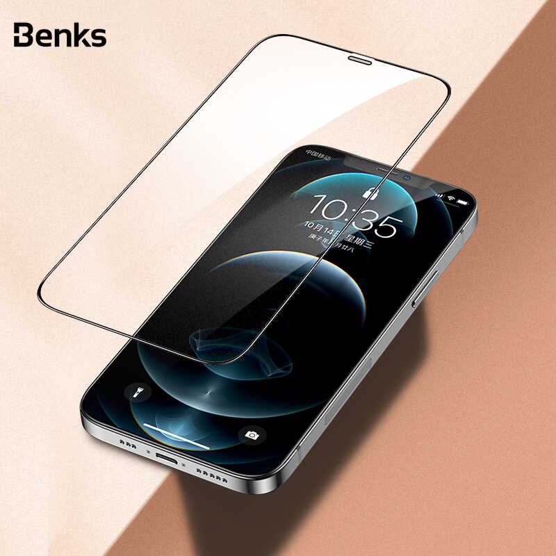 Bal-z Apple iPhone 12 Pro Max Benks V Pro Plus Şeffaf Ekran Koruyucu