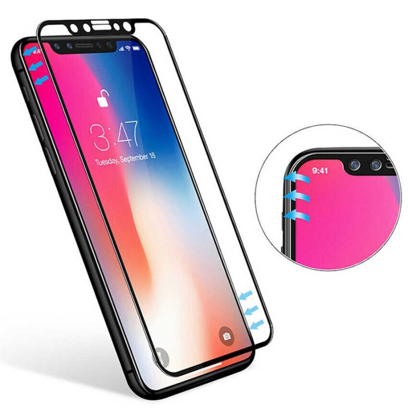 Bal-z Apple iPhone 12 Pro Max Davin 5D Cam Ekran Koruyucu