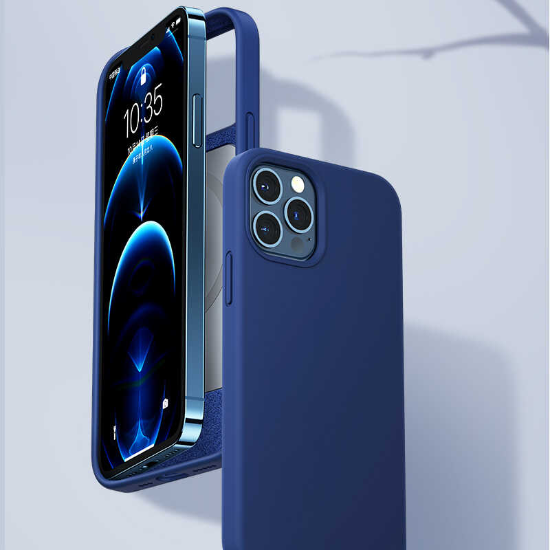 Bal-z Apple iPhone 12 Pro Max Kılıf Benks M-safe Magnetic Original Apple MFI Certified Silikon Kapak