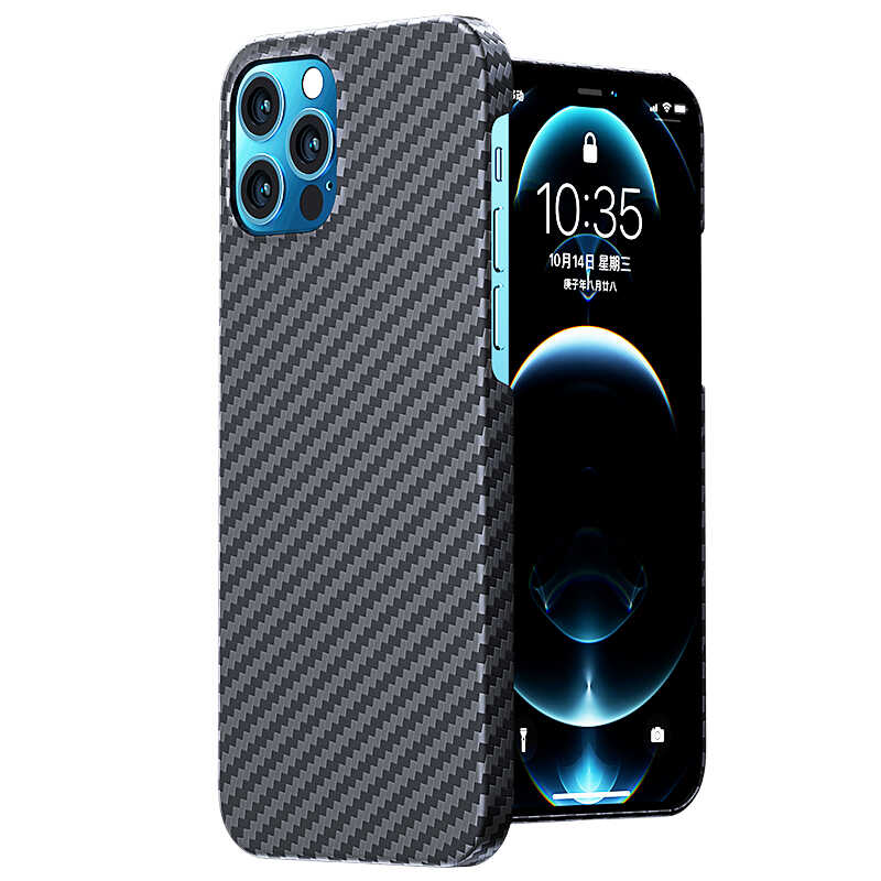 Bal-z Apple iPhone 12 Pro Max Kılıf Benks MFİ M-safe Magnetic Aramid Kapak