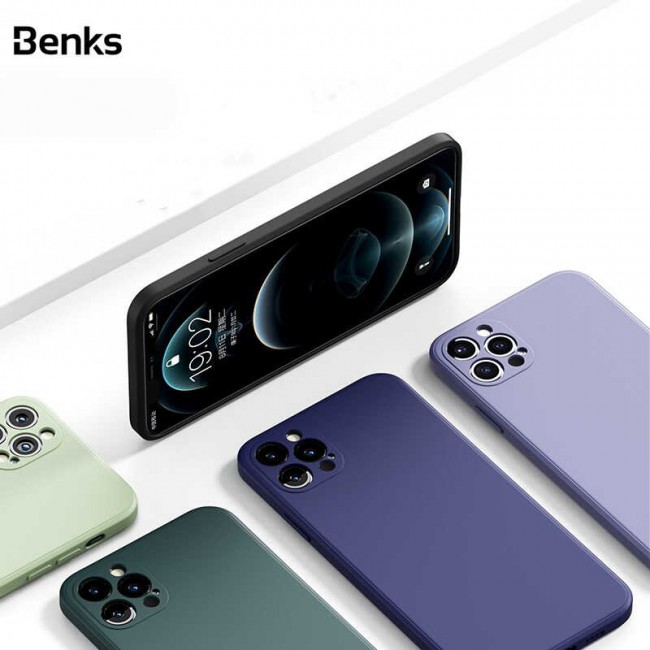 Apple iPhone 12 Pro Max Kılıf Benks Painting TPU Kapak Apple iPhone 12 Pro Max Kılıf Benks Painting TPU Kapak
