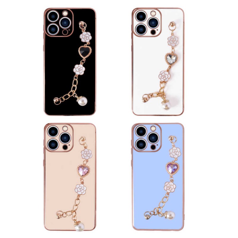 Bal-z Apple iPhone 12 Pro Max Kılıf El Tutamaçlı Kamera Korumalı  Taka Silikon Kapak