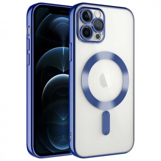 Apple iPhone 12 Pro Max Kılıf Kamera Korumalı M-safe Wireless Şarj Özellikli Zore Demre Kapak Apple iPhone 12 Pro Max Kılıf Kamera Korumalı M-safe Wireless Şarj Özellikli Zore Demre Kapak