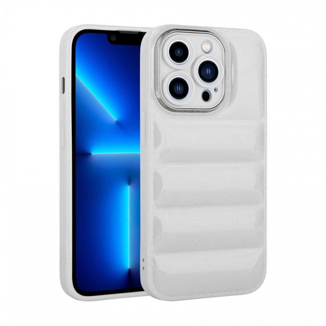 Apple iPhone 12 Pro Max Kılıf Kamera Korumalı Parlak Airbag'li Zore Galya Kapak