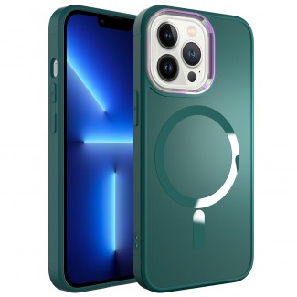Apple iPhone 12 Pro Max Kılıf M-safe Wireless Şarj Özellikli Zore Stil Kapak Apple iPhone 12 Pro Max Kılıf M-safe Wireless Şarj Özellikli Zore Stil Kapak