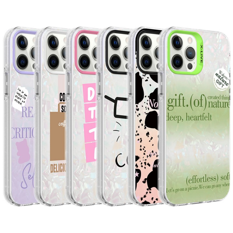 Bal-z Apple iPhone 12 Pro Max Kılıf Mermer Desenli  Marbello Kapak