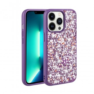 Apple iPhone 12 Pro Max Kılıf Parlak Taşlı Tasarım Zore Linea Kapak Apple iPhone 12 Pro Max Kılıf Parlak Taşlı Tasarım Zore Linea Kapak