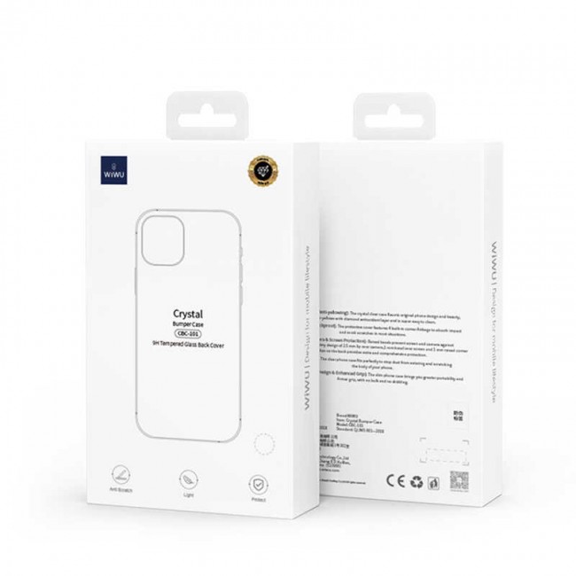 Apple iPhone 12 Pro Max Kılıf Wiwu Magnetic Crystal Kapak Apple iPhone 12 Pro Max Kılıf Wiwu Magnetic Crystal Kapak