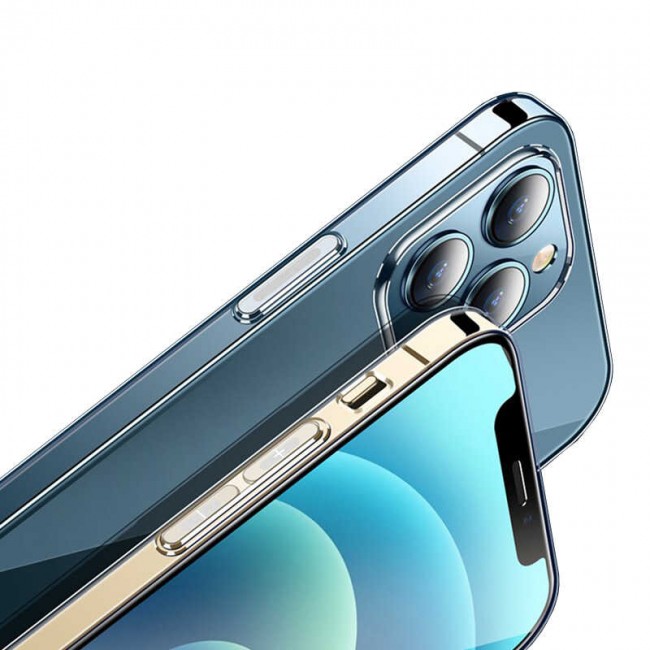 Apple iPhone 12 Pro Max Kılıf Wiwu Magnetic Crystal Kapak Apple iPhone 12 Pro Max Kılıf Wiwu Magnetic Crystal Kapak