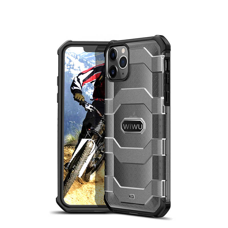 Bal-z Apple iPhone 12 Pro Max Kılıf ​​​​​Wiwu Voyager Kapak