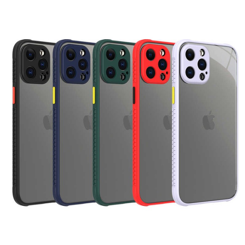 Bal-z Apple iPhone 12 Pro Max Kılıf ​​ Kaff Kapak