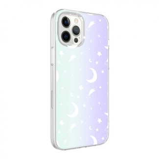 Apple iPhone 12 Pro Max Kılıf Zore M-Blue Desenli Kapak Apple iPhone 12 Pro Max Kılıf Zore M-Blue Desenli Kapak