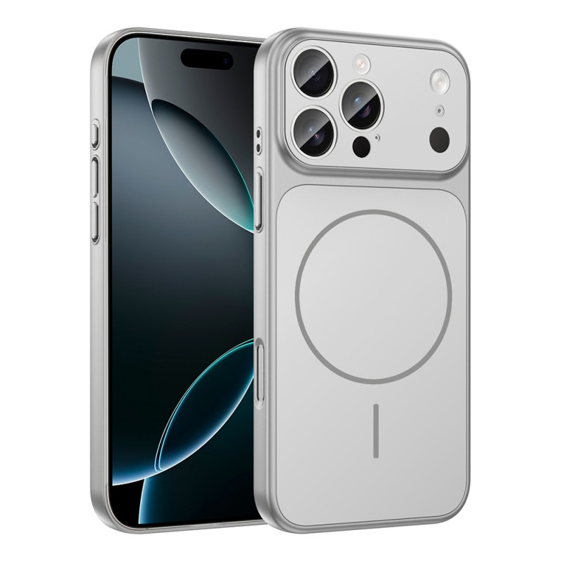 Bal-z Apple iPhone 12 Pro Max Kılıf Zore M-Safe Şarj Özellikli Kamera Korumalı Formen Kapak