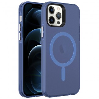 Apple iPhone 12 Pro Max Kılıf Zore M-safe Şarj Özellikli Buzlu Transparan C-Pro Sert Kapak Apple iPhone 12 Pro Max Kılıf Zore M-safe Şarj Özellikli Buzlu Transparan C-Pro Sert Kapak